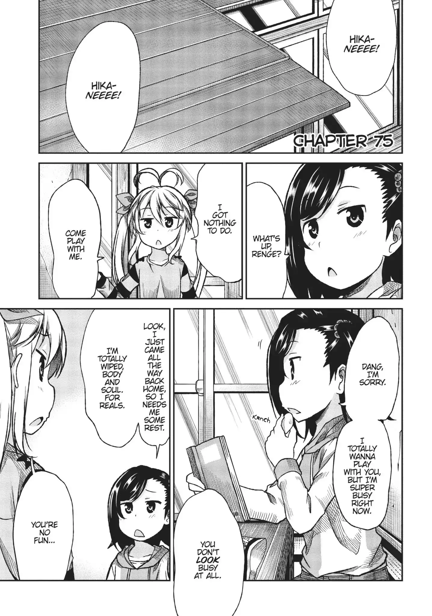 Non Non Biyori Chapter 75 1